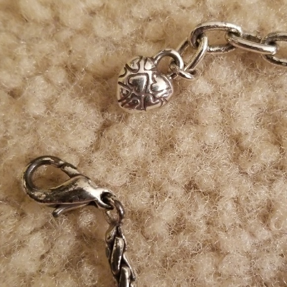 BRIGHTON REVERSIBLE SILVER & GOLD NECKLACE - Picture 5 of 8